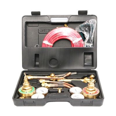 Top-Schweißlampe Sauerstoff-Acetylengas-Regulator-Kit mit Zwillingsschlauch und Schneiddüse