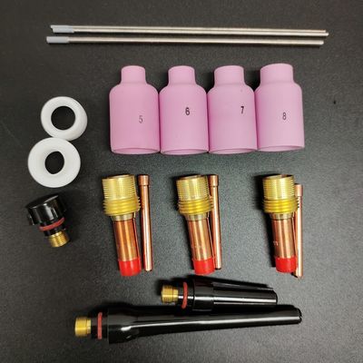 WP-17/18/26 TIG Schweißlampe Verbrauchsmaterialien für 1,6 mm/2,4 mm/3,2 mm Elektroden 18 Stück
