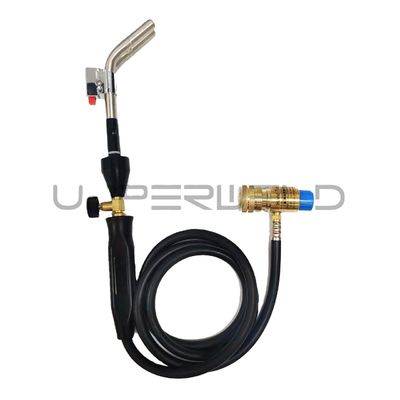 Kundenspezifische Unterstützung Push Button Ignition Mapp Gas Propan Brazing Torch mit zwei Brenner OEM