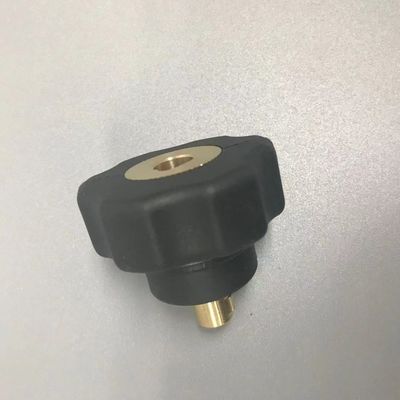 Zusammengestellte schwarze EU-Steckdose Verlängern Verbindung M16*1.5 Männlich zu 9MM Männlich Anschließen TIG-Adapter