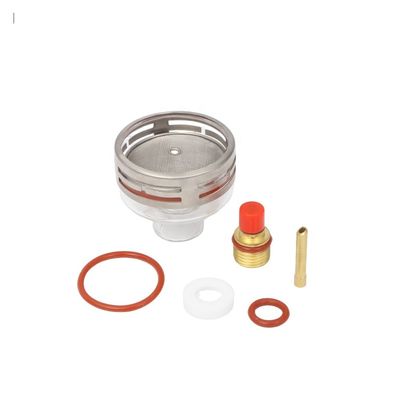 2.4mm TIG Schweißverbrauchsmaterialien Pyrex Glass Cup Kit für WP9 20 ODM kundenspezifischer Support