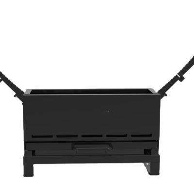 Brushed Edelstahl Portable 304 Feuerstelle Holzkohle Lagerfeuerkocher für den Außengrill