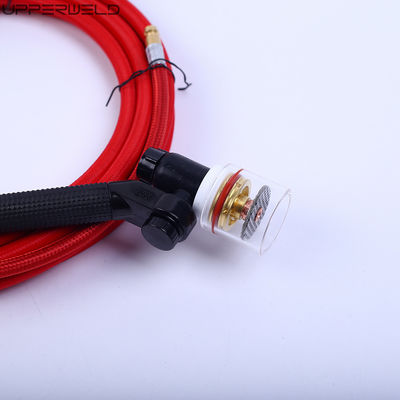 100% Prüfung Vergangenheit Luftgekühlte Tig Schweißfackel-Kit Verstellbare Schalter Gasgekühlte WP-17
