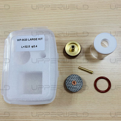 Kundenspezifische Unterstützung OEM Luftgekühlte TIG Schweißlampe mit Ventil 25ft Kabel Dinse 35-70 Stecker
