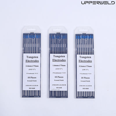 10 Stück WL 20 2% Lanthanisiertes Wolfram Blau 175 mm 1,6 mm Elektrodenpaket für Tig Schweißen