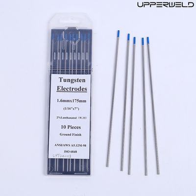 10 Stück WL 20 2% Lanthanisiertes Wolfram Blau 175 mm 1,6 mm Elektrodenpaket für Tig Schweißen
