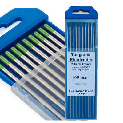 175 mm 1,6 mm reine Lanthanhaltige grüne Wolfram-Tig-Schweißelektrode 10 Stück