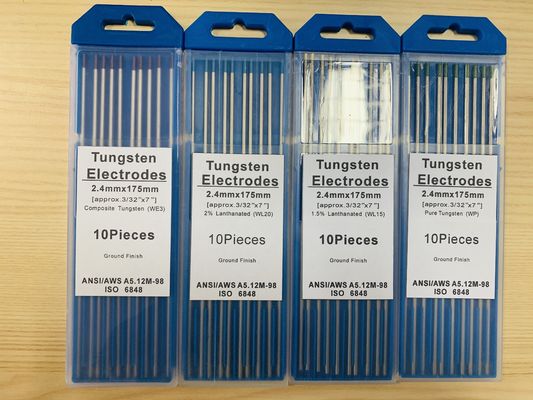 175 mm 1,6 mm reine Lanthanhaltige grüne Wolfram-Tig-Schweißelektrode 10 Stück