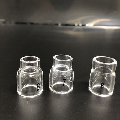 Stubby Gas Linsen TIG Schweiß Tasse Kit für transparente Glas Düse Kühlung Wasser gekühlt