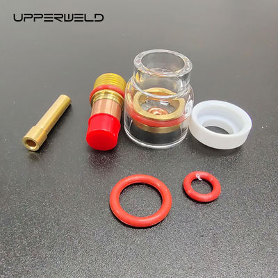 Stubby Gas Lens WP17 18 26 3,2 mm Glas-Kit für Wp17/18/26 Tig Schweißmaterial und Teile