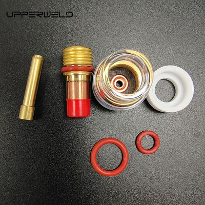 Stubby Gas Lens WP17 18 26 3,2 mm Glas-Kit für Wp17/18/26 Tig Schweißmaterial und Teile