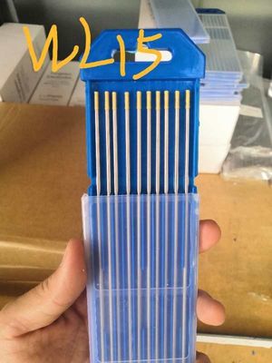 Goldene 2,4mm*175mm 3/32 WL15 Tig Schweißwolframelektroden für Schweißanwendungen