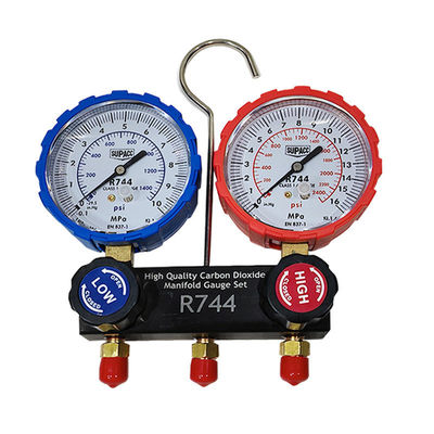 R744 Schnellkopplung Auto-AC-Gängemeter-Set für Universal-Auto-Fitterung Klimaanlage