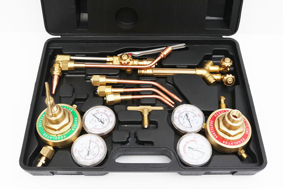 Top-Schweißlampe Sauerstoff-Acetylengas-Regulator-Kit mit Zwillingsschlauch und Schneiddüse