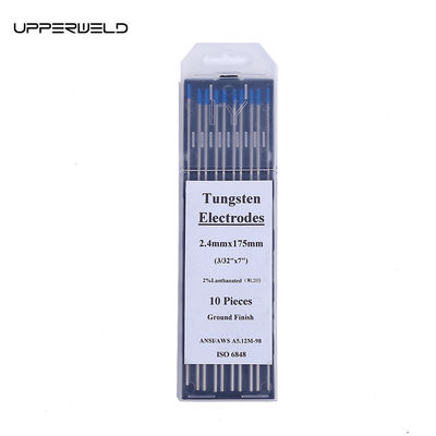 2.4mm*175mm Blaue TUNGSTEN Elektroden 10-Pack für Gleichstrom-/ Wechselstrom-Betriebsstrom TIG-Schweißen