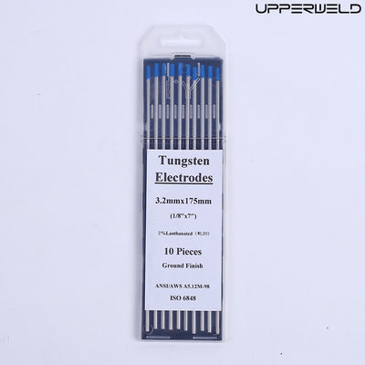Gleichstrom-/Wechselstrom-Betriebsstrom WL20 2,4 mm*175 mm Blaue Wolframelektroden für TIG-Schweißen