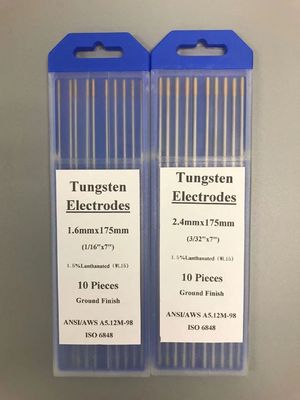 Wolframelektroden WL15 1,5% Lanthan-Goldkopf 1,6 mm für TIG-Schweißverbrauchsmaterialien