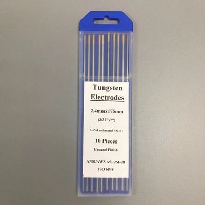 Wolfram-Elektroden WL15 1,5% Lanthan-Goldkopf 1,6 mm für TIG-Schweißen 40-240
