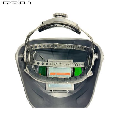 Schweißhelm automatisch Verdunkelung Wärmebeständig Niedrigvolumen Alarm Ansichtsbereich 103 X 90mm