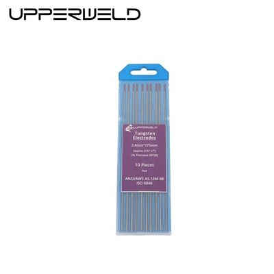 TIG Schweißwolframelektroden 2% Thoriatiertes Rot WT20 10-Pack 175 150mm 2.4mm 3/32 Zoll
