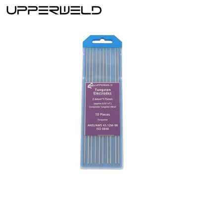 175 mm 2,4 mm TIG Schweißelektroden Verbundwerkstoff Tri-Mix Türkis Ws2 10-Pack für das Schweißen
