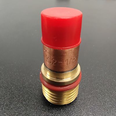 WP-17/18/26 Champagner 3,2 mm Tig Düse Großes Kit mit Adapter für TIG Schweißquarz