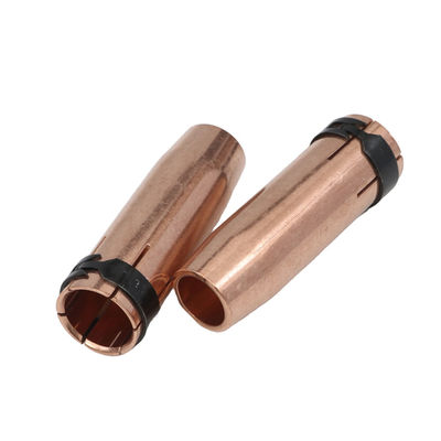 Luftgekühlte MIG MAG Gasschweißdüse mit Gasdiffusor Kontaktspitze Länge 75.96mm