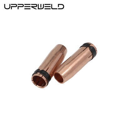 Luftgekühlte MIG MAG Gasschweißdüse mit Gasdiffusor Kontaktspitze Länge 75.96mm