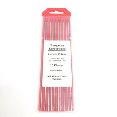 Schweißstäbe Rotspitze 2,4 mm*175 mm TIG Schweißzubehör für Schweißstrom 40-230A