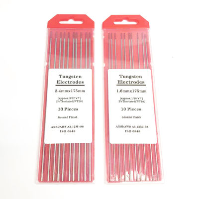 Schweißstäbe Rotspitze 2,4 mm*175 mm TIG Schweißzubehör für Schweißstrom 40-230A