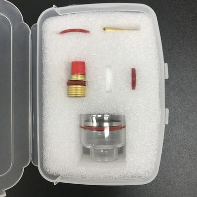 WP-9/20 Großes Champagnerquarz-Düsen-Kit für 2,4 mm Tig-Schweißzubehör