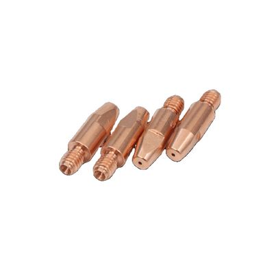 OBM kundenspezifische Unterstützung TIG Zubehör Gaskraft Kupfer Mig Schweißfackel M6 28 1,0MM