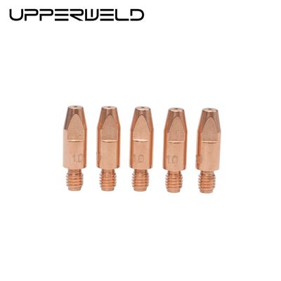 OBM kundenspezifische Unterstützung TIG Zubehör Gaskraft Kupfer Mig Schweißfackel M6 28 1,0MM