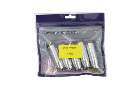 24KD MIG/MAG Schweißlampe Zylindrische Schweißdüse 1,2 cm Durchmesser 5PCS Packungsmenge