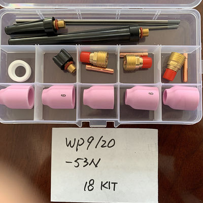 Stubby Gas Lens Sammler 10 54n 53n Pyrex Glas Tasse Kit für DB SR WP-17/18/26 TIG Schweißfackel
