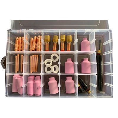 Kundenspezifische Unterstützung ODM TIG Gasobjektiv Kollettkörper 13N 796F 53N 45V Serie für WP-17 WP-18 WP-26