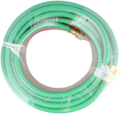 1.63KGS Weichschlauch 25ft 1/4" B Befestigungen 800PSI Oxy Acetylene Twin Typ T Grade R Grade Schweißschlauch