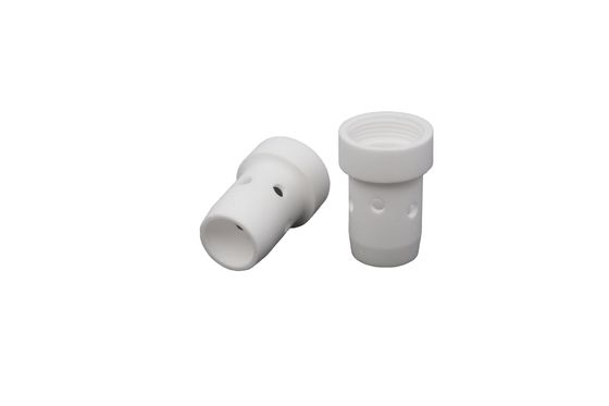 Kundenspezifischer Support MIG Zubehör 501D Weißkeramischer Gasdiffusor für Schweißfackel