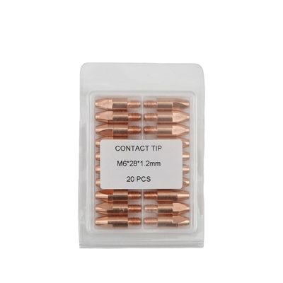 Drahtdurchmesser 0,8-1,2 mm M6*28 mm 1,2 mm Kontaktspitze für Mig-Schweißflamme Verbrauchsmaterial