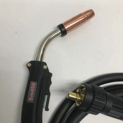 SM450 Tweco-Typ MIG Schweißflamme MIG-Flamme mit Euro-Anschluss-Gasschweißpistole