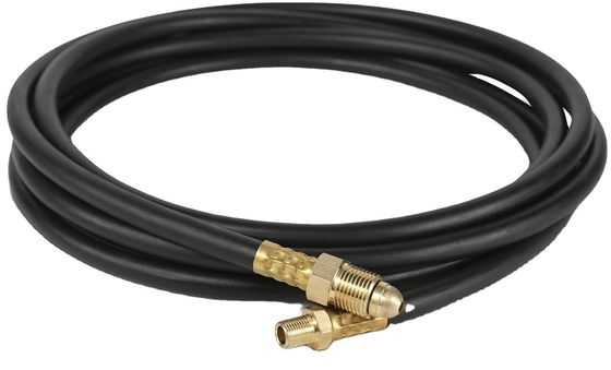 NBR Mig Tig 12' Inertgasschweißschlauch 5/8&quot; UNF-18RH Argon CO2 Mischgasflussmesser Regulatorschlauch