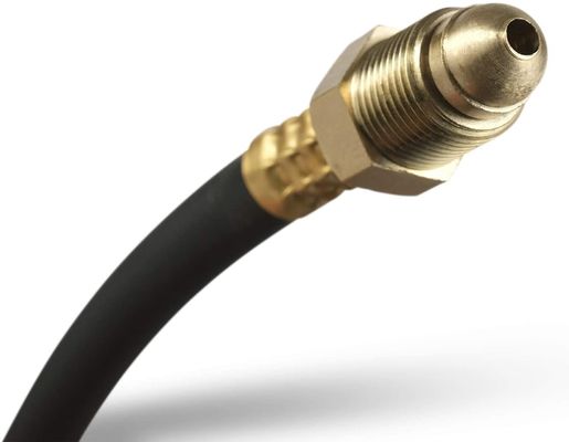 NBR Mig Tig 12' Inertgasschweißschlauch 5/8&quot; UNF-18RH Argon CO2 Mischgasflussmesser Regulatorschlauch