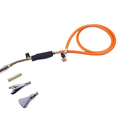 Leichtes Schweißen und Löten Doppelventil-Blow Torch mit 80 Zoll Schlauch 86*20*3CM Eisen