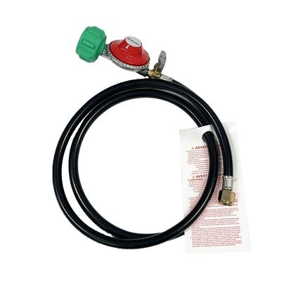 Gummibeschweißlampe Propanregulator 0-5PSI mit 5FT-LPG-Schlauch und Ventil verstellbar