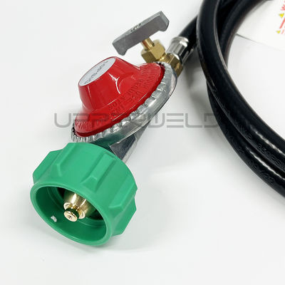 Gummibeschweißlampe Propanregulator 0-5PSI mit 5FT-LPG-Schlauch und Ventil verstellbar