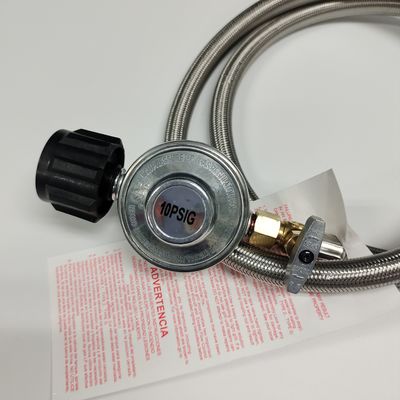 Zertifizierte Schweißlampe Silberniederdruck-Propanbrennerregulator für Gasgrillheizung