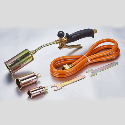 15 Stück Gas-Dachlampe LPG-Propan-Heizlampe Unkrautbrenner-Kit mit Schlauch 3 Messing Düsen