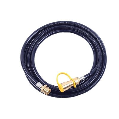 12 Fuß 24 Fuß Naturkautschuk Gas-Schweiß Lpg Schlauch mit 3/8 Zoll Quick Connect/Disconnect für Grill