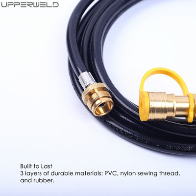 12 Fuß 24 Fuß Naturkautschuk Gas-Schweiß Lpg Schlauch mit 3/8 Zoll Quick Connect/Disconnect für Grill