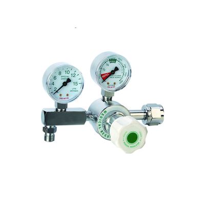 Maximaler Eingangsdruck 4000 PSI hoher Durchflussgenauigkeit Medizinischer Sauerstoffzylinder Regulator CGA540